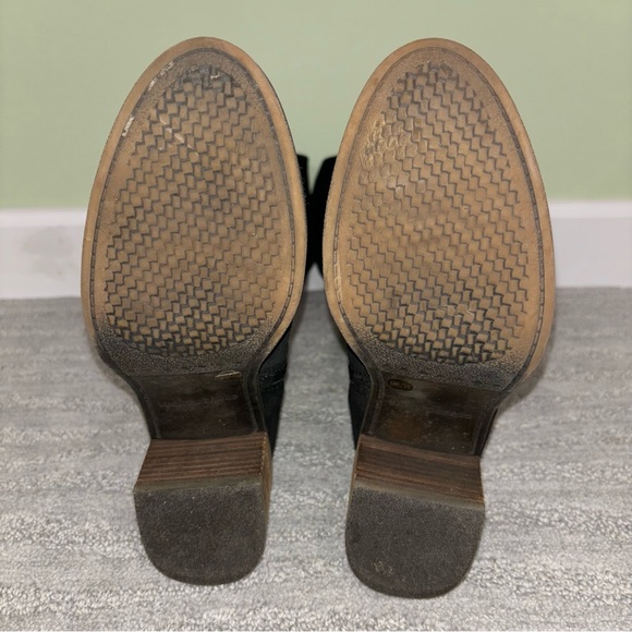 Lucky Brand Women’s Ramsden Black Suede Over The Knee Heeled Boots Size 8 - Picture 5 of 7